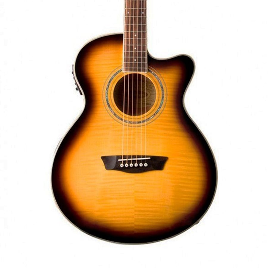 Washburn Festival EA15 Mini Jumbo Cutaway， Acoustic Electric