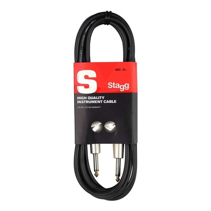 Cable-para-instrumentos-Stagg-SGC3DL-Deluxe-3-Mts-Plug-Plug