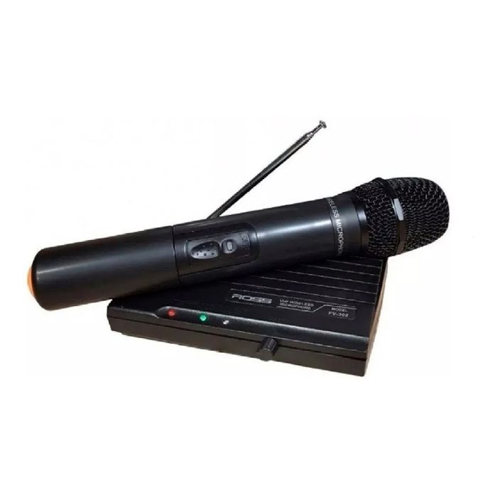 Microfono-Inalambrico-Ross-VHF-de-Mano-con-Receptor