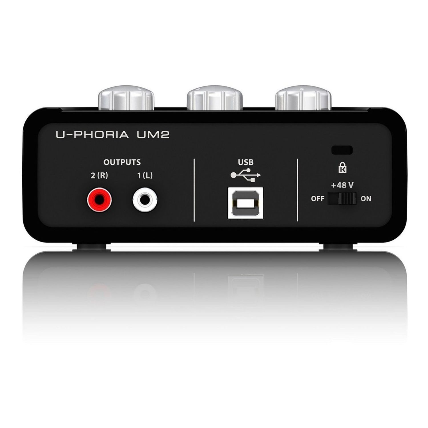 Interface Behringer UM2 Uphoria 2x2 USB XENYX Preamp Baires Rocks