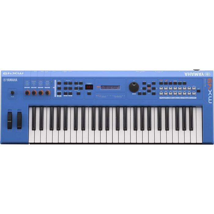 Teclado-Sintetizador-Yamaha-MX49BU-49-Teclas-Azul-Music