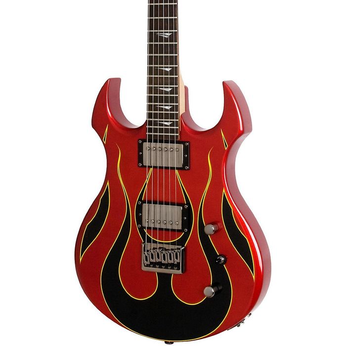 Guitarra-Electrica-Kramer-By-Gibson-Pariah-Candy-Red-Push-Pull