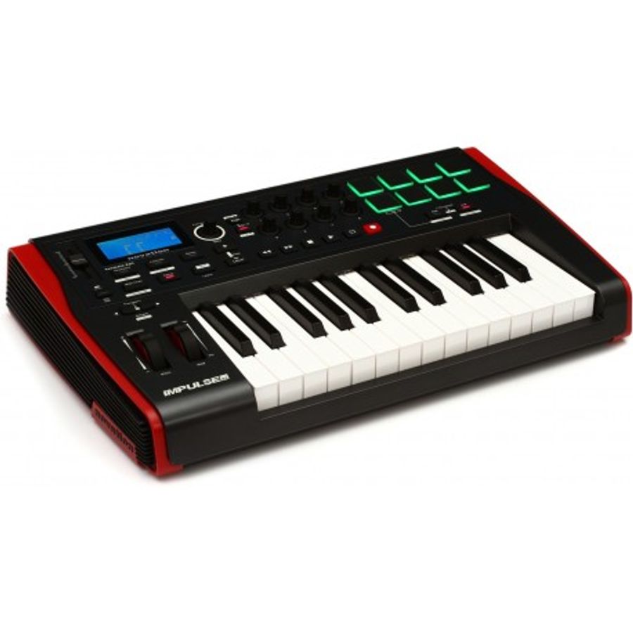 Controlador Impulse 25 Novation USB MIDI 25 Teclas Semi Pesadas 