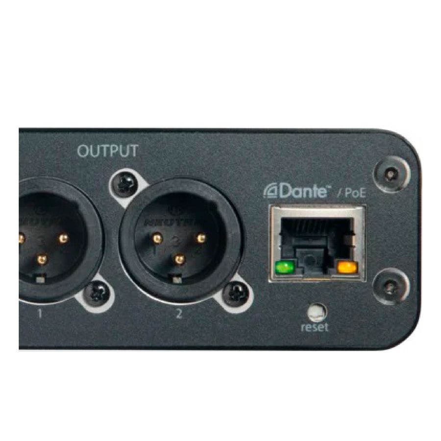 Interface de red de audio Shure ANI22XLR DANTE Baires Rocks