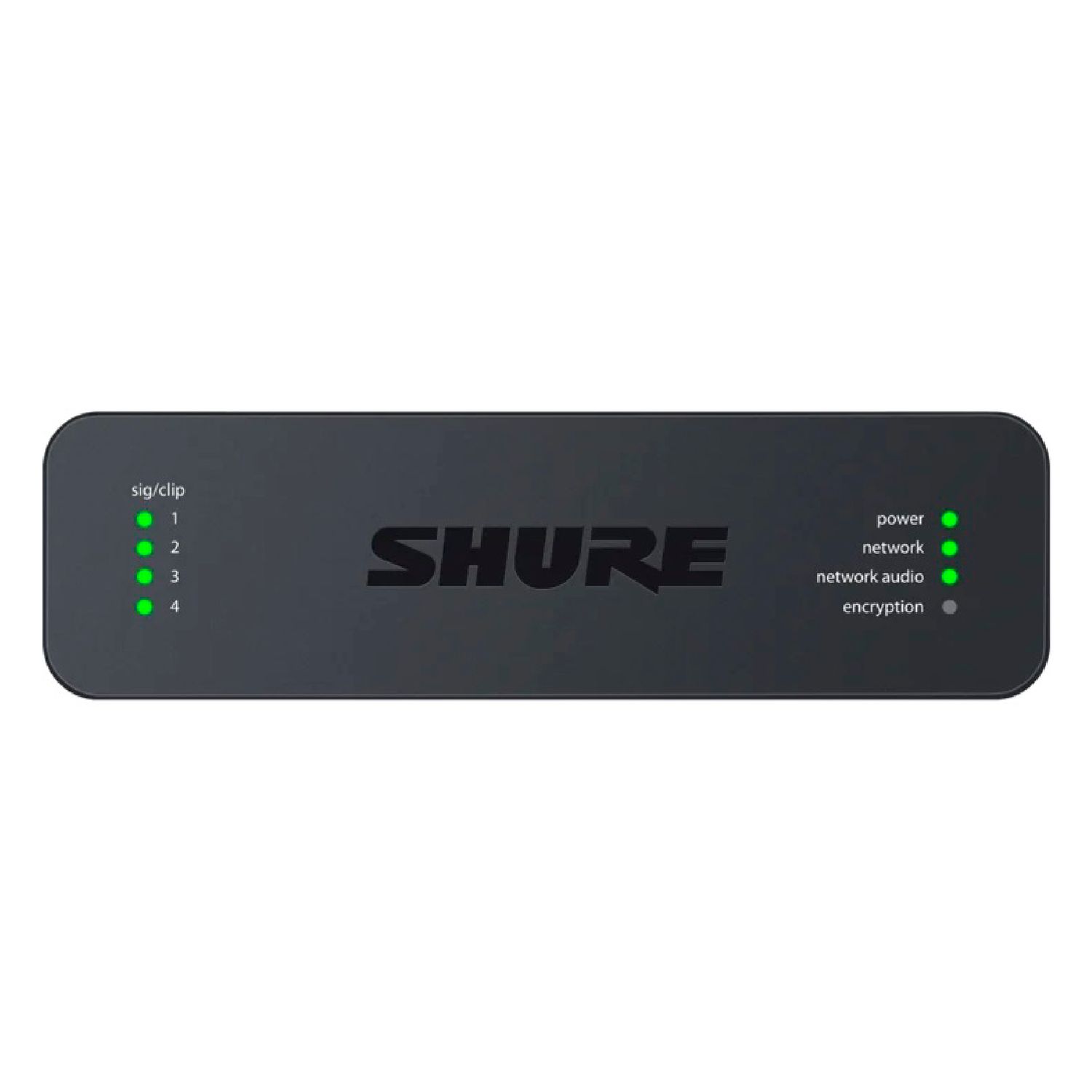 Interface de red de audio Shure ANI4INBLOCK DANTE Baires Rocks