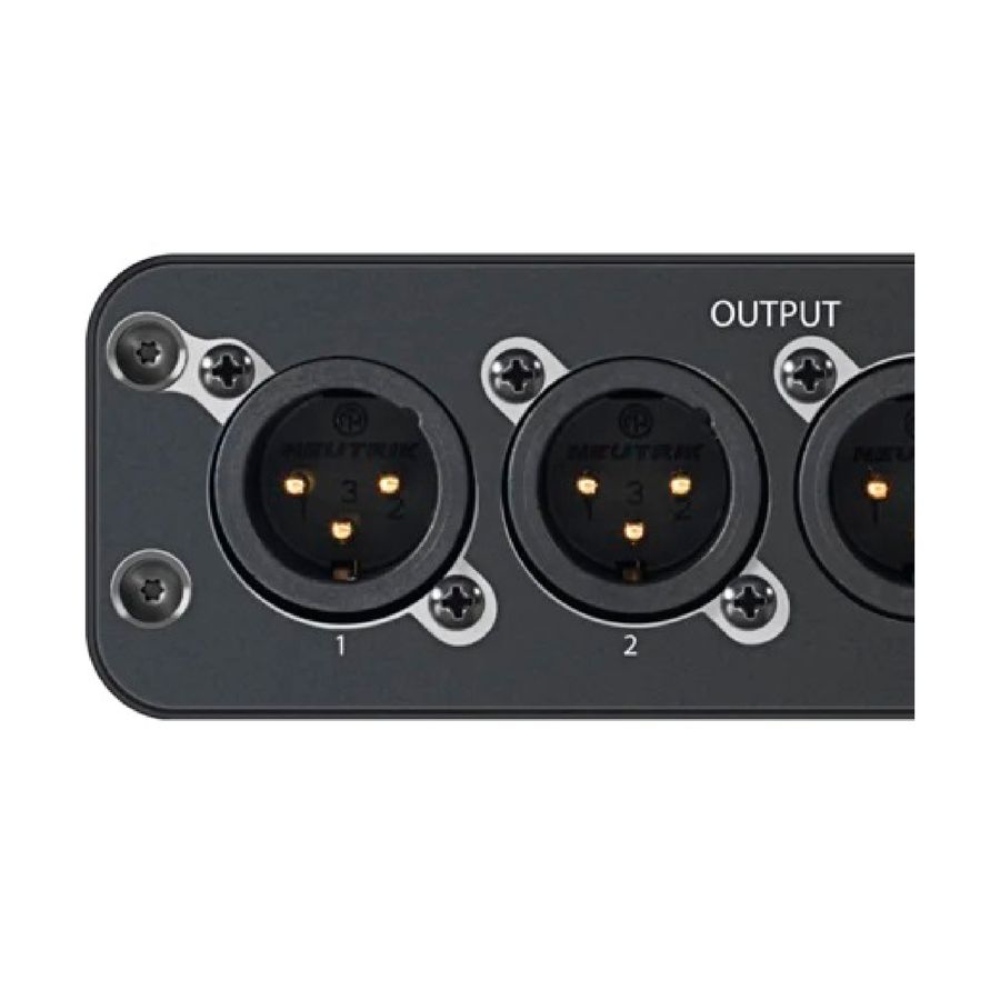 Interface de red de audio Shure ANI4OUTXLR DANTE Baires Rocks