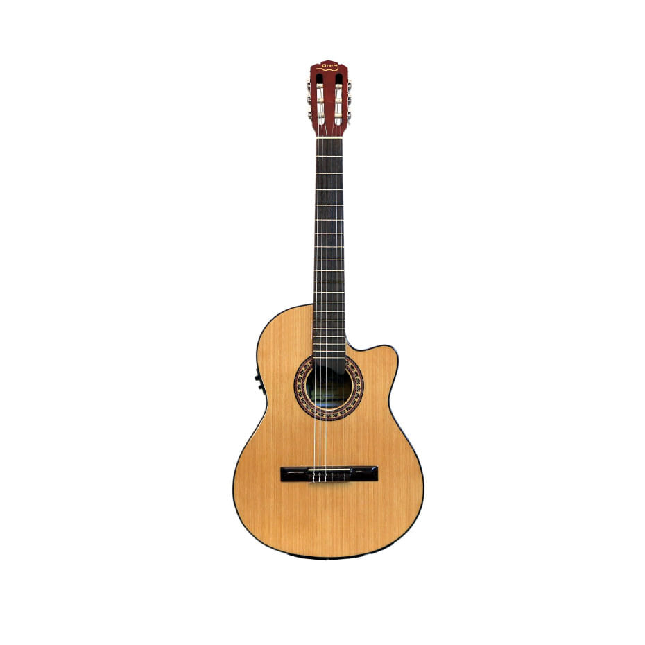 Guitarra Electrocriolla Gracia M10 Prener 5 Bandas Pino - Baires Rocks
