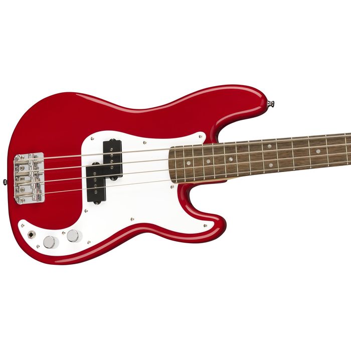 Bajo-Electrico-Squier-Mini-Precision-Bass-4c-Mic-Negro-Split-Dakota-Red