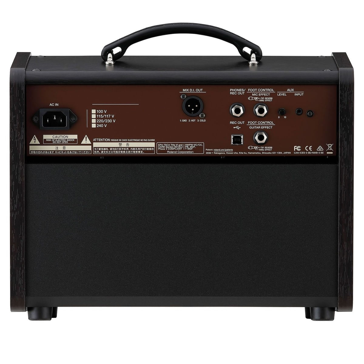 Amplificador de guitarra acústica, amplificador Bluetooth de 20 vatios para  guitarra acústica con efecto de coro de reverberación, ecualizador de 3