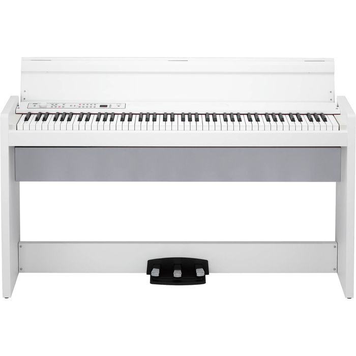 Piano-Digital-Korg-Lp-380u-Usb-88-T-C-mueble-3-Pedal-Blanco