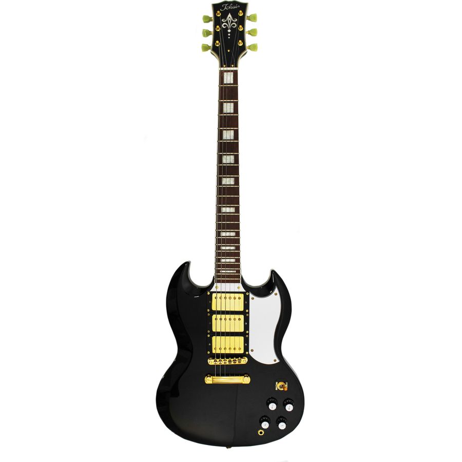 Guitarra-Electrica-Tokai-Sg65sbb-Tipo-Sg-Hhh-Black-Gold