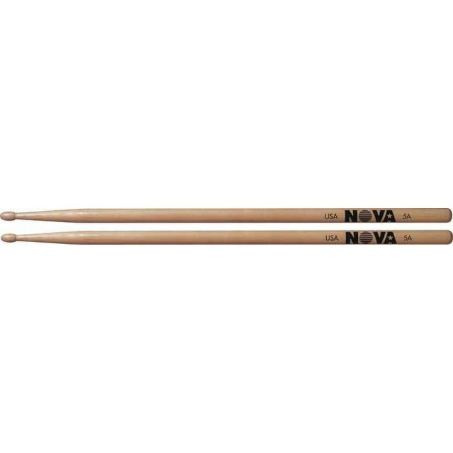 Palillos-Nova-Drumstick-N5a-Para-Bateria-Classic-5a-Natural