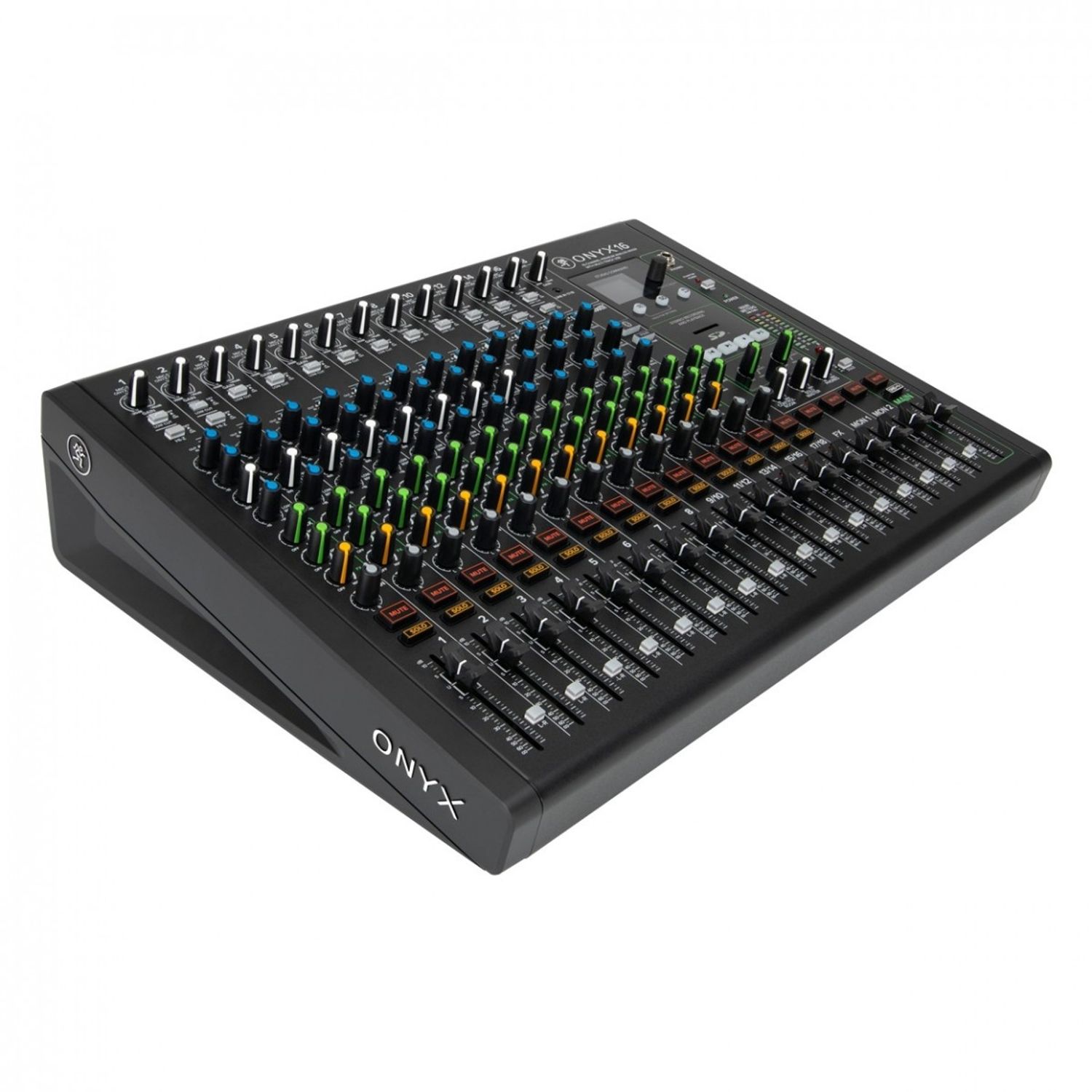 Consola Mixer Mackie Onyx16 16 Canales Analógica Usb Sd Bt Baires Rocks 