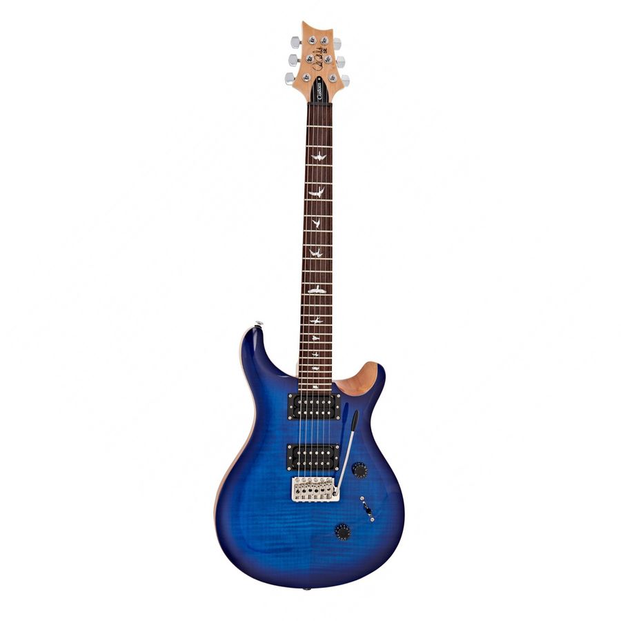 Guitarra-Electrica-Prs-Se-Custom-24-Funda-Faded-Blue-Burst