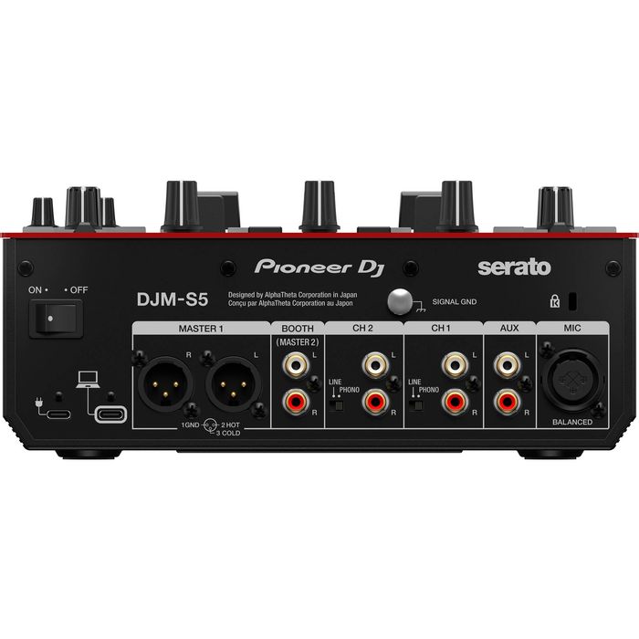 Mixer-Dj-Pioneer-Djm-s5-2-Canales-Para-Scratch-Serato-Dvs-alimentado-por-Usb