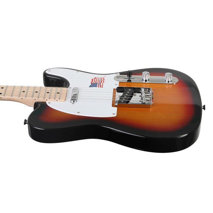 Guitarra-Electrica-Sx-Alder-Series-Stl-Alder-Telecaster-De-Aliso-3-tone-Sunburst-Brillante-Funda