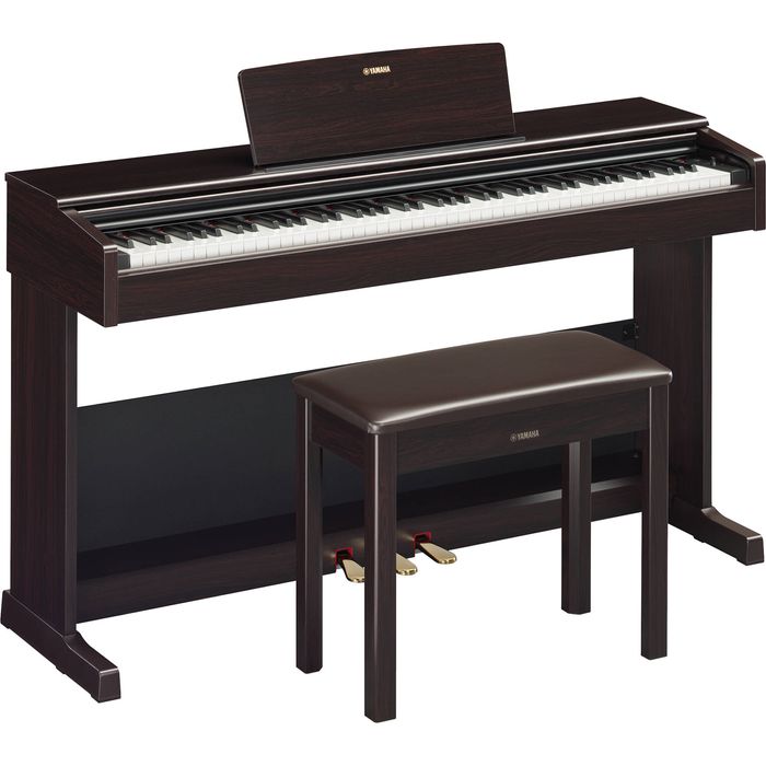 Piano-Digital-Yamaha-Ydp105-Con-Mueble-88-Teclas-Pedalera-Rosewood