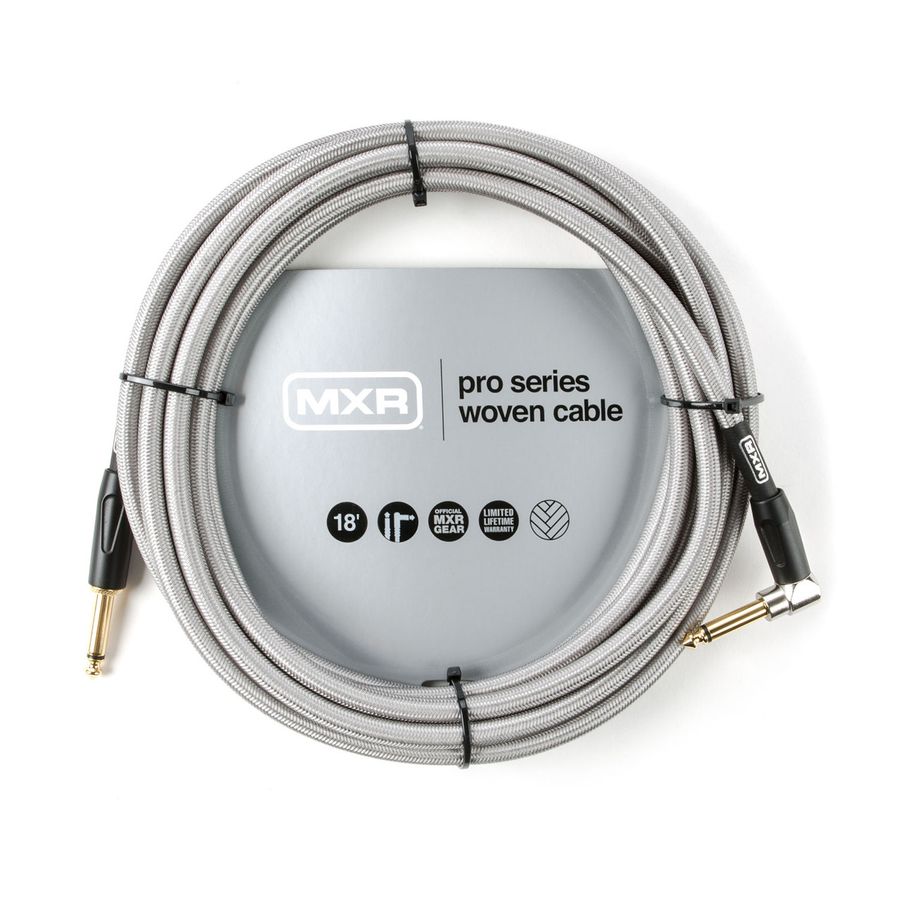 Cable-Instrumento-Mxr-DCIW18R-Tela-Woven-Silver-5.5-Metros-Recto---Angular