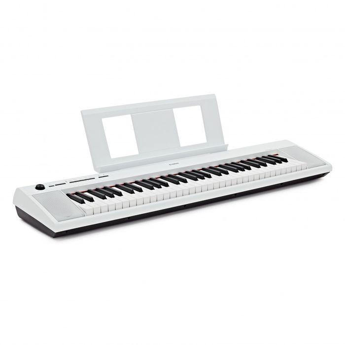 Teclado-Yamaha-Organo-Np12-Piaggero-61-Teclas-Sensitivas-Blanco