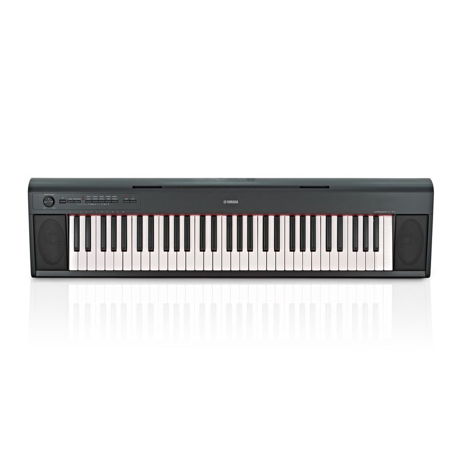 Teclado-Yamaha-Organo-Np12-Piaggero-61-Teclas-Sensitivas-Negro