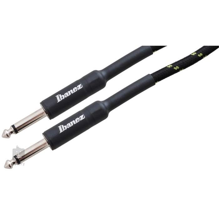 Cable-de-Instrumentos-Ibanez-SI10BG-3.05-Mts-Plug-Plug-Black-Green